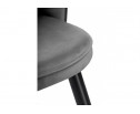 Стул на металлокаркасе Shell dark gray / black в Набережных Челнах