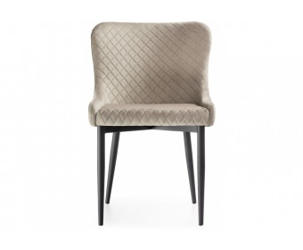 Стул на металлокаркасе Teo beige / black
