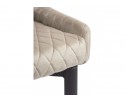 Стул на металлокаркасе Teo beige / black в Набережных Челнах