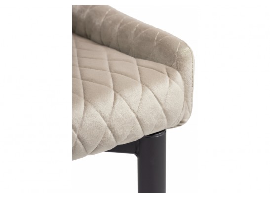 Стул на металлокаркасе Teo beige / black в Набережных Челнах