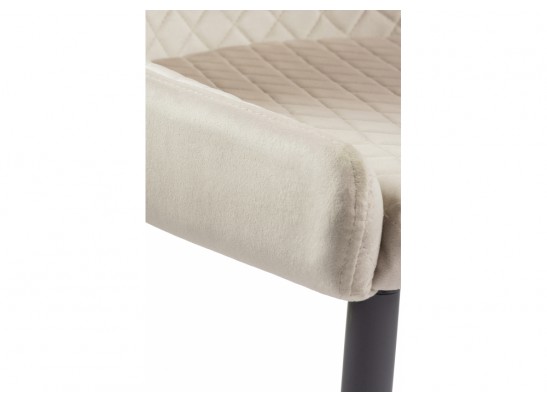 Стул на металлокаркасе Teo beige / black в Набережных Челнах