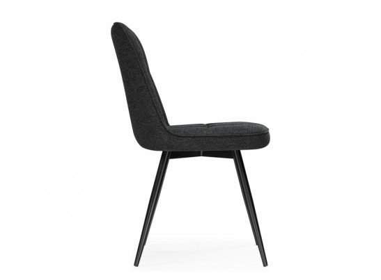 Стул на металлокаркасе Texas 4 поворотный темно-серый / черный в Набережных Челнах