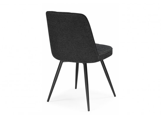 Стул на металлокаркасе Texas 4 поворотный темно-серый / черный в Набережных Челнах