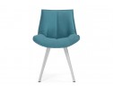 Стул на металлокаркасе Тува бирюзовый / белый в Набережных Челнах