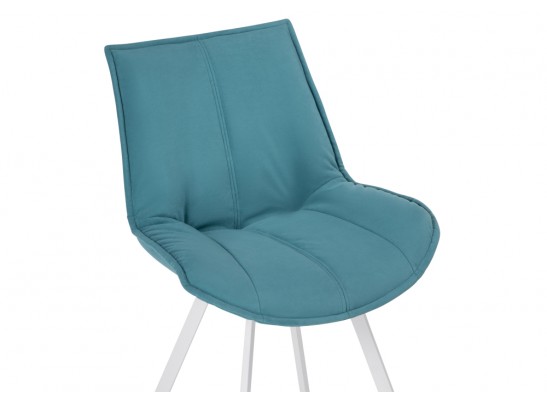Стул на металлокаркасе Тува бирюзовый / белый в Набережных Челнах