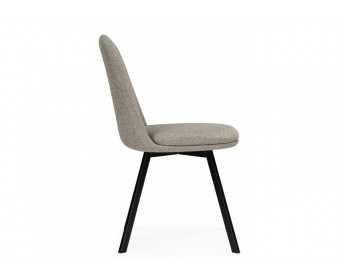 Стул Texas 2 латте поворотный / черный