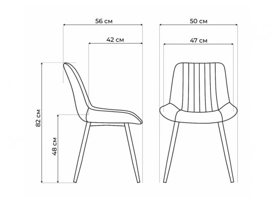Стул на металлокаркасе Вейв светло-серый (hl 63) / 10К черный каркас в Набережных Челнах