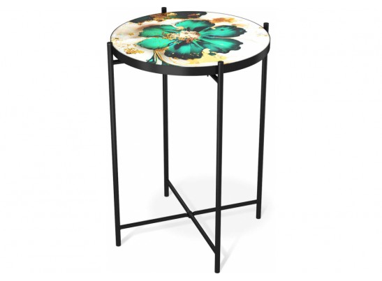 Журнальный столик SHT-CT8-3 малахитово-зеленый / черный муар в Набережных Челнах