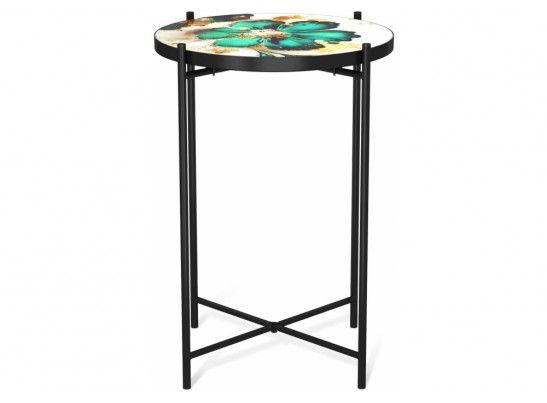 Журнальный столик SHT-CT8-3 малахитово-зеленый / черный муар в Набережных Челнах