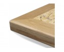 Журнальный столик SHT-TU29/H36/70/70 ДУБ/OSB прозрачный лак / чёрный муар в Набережных Челнах