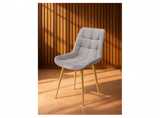 Стул на металлокаркасе Челси 360 К латте (zd 290) / золотой в Набережных Челнах