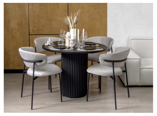 Стол Барел 110 черный / черный в Набережных Челнах