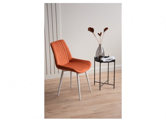 Стул на металлокаркасе Седа терракотовый (zd 432) / белый