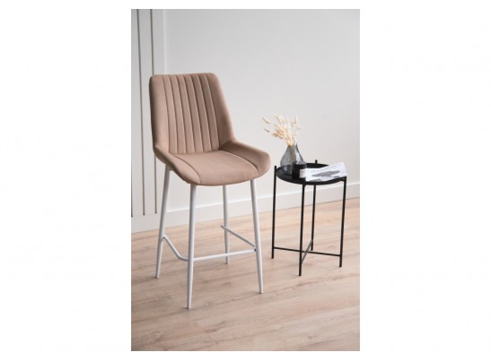 Полубарный стул Седа 360 бежевый (zd 210) / белый в Набережных Челнах