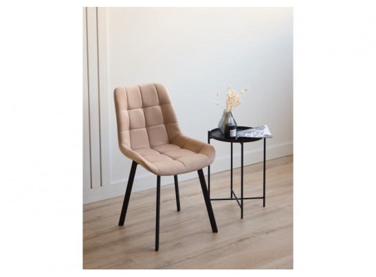 Стул на металлокаркасе Челси П бежевый (zd 210) / черный в Набережных Челнах