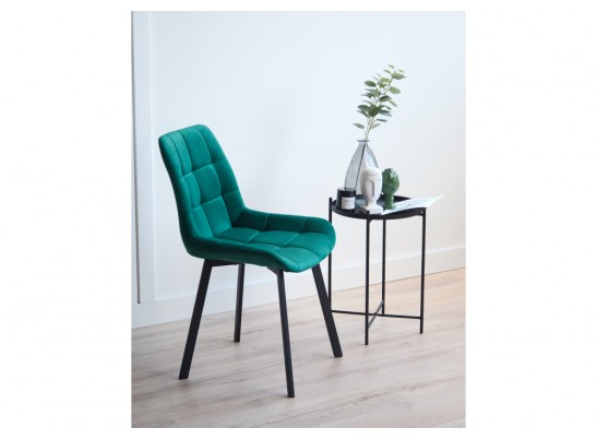 Стул на металлокаркасе Челси П зеленый (zd 667) / черный в Набережных Челнах