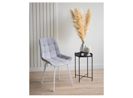 Стул на металлокаркасе Челси 360 П светло-серый (zd 960) / белый в Набережных Челнах