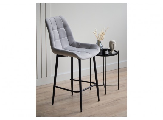 Полубарный стул Челси светло-серый (zd 960) / черный в Набережных Челнах
