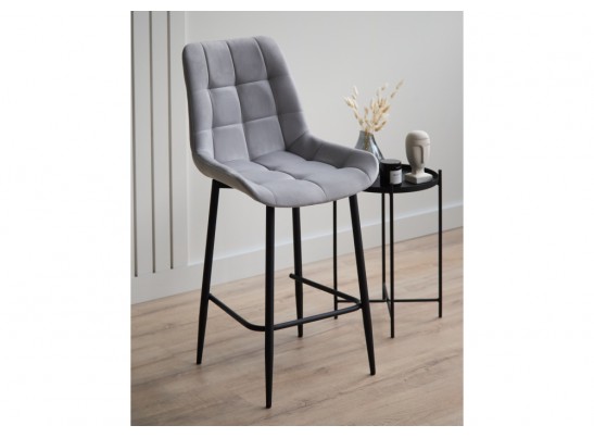 Полубарный стул Челси светло-серый (zd 960) / черный в Набережных Челнах