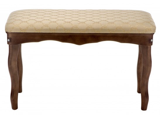 Банкетка Амадео орех / бежевый в Набережных Челнах