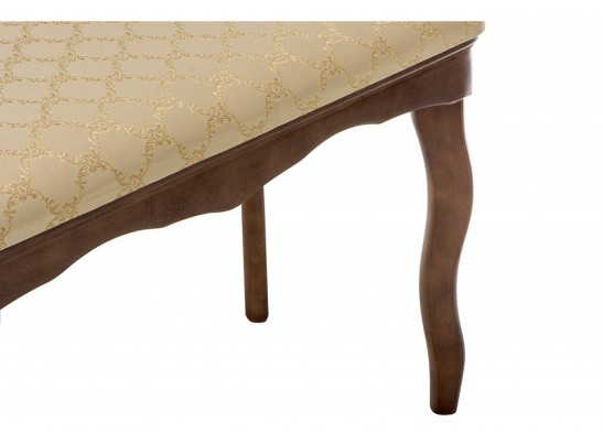 Банкетка Амадео орех / бежевый в Набережных Челнах