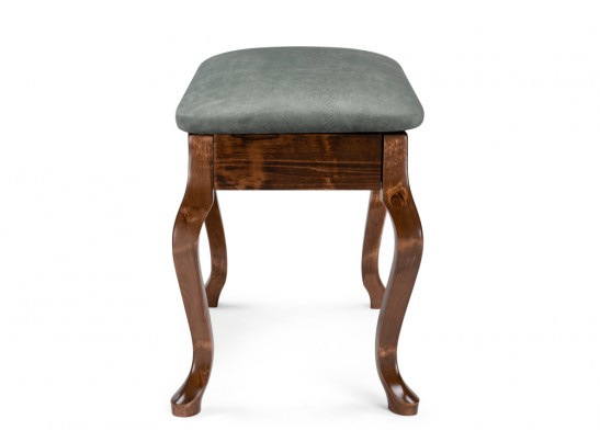 Банкетка Лусте орех / зеленая в Набережных Челнах