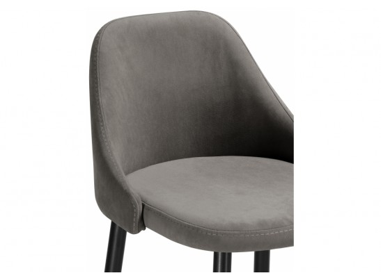 Барный стул Джама темно-серый / черный матовый в Набережных Челнах