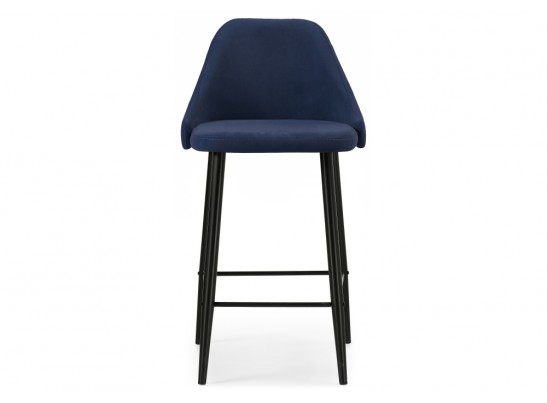 Барный стул Джама темно-синий / черный матовый в Набережных Челнах