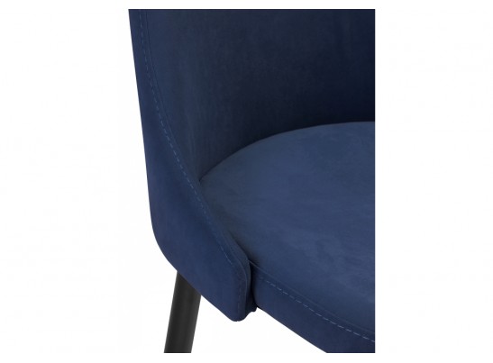 Барный стул Джама темно-синий / черный матовый в Набережных Челнах