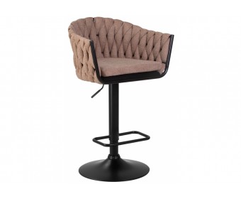 Барный стул Leon 9690-LM коричневый / черный