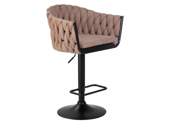 Барный стул Leon 9690-LM коричневый / черный в Набережных Челнах