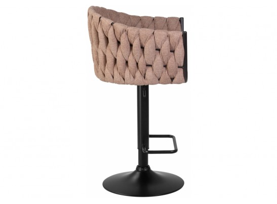 Барный стул Leon 9690-LM коричневый / черный в Набережных Челнах
