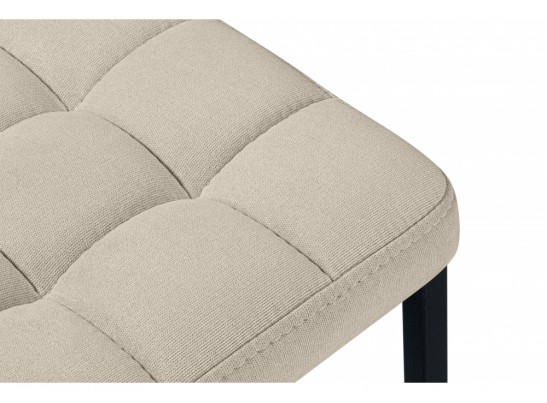 Барный стул Лофт ткань канди крем / черный матовый в Набережных Челнах