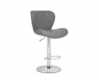 Барный стул Porch gray / chrome