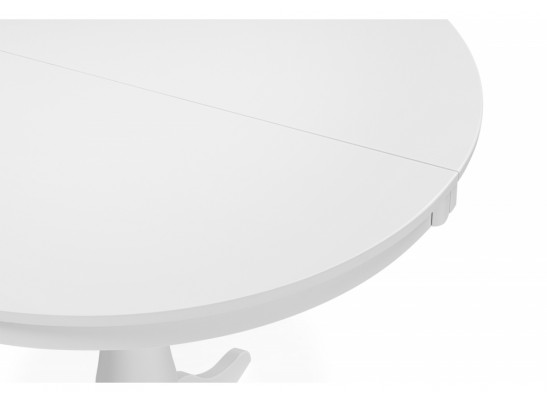 Деревянный стол Амадей 90(130)x90 белый матовый в Набережных Челнах