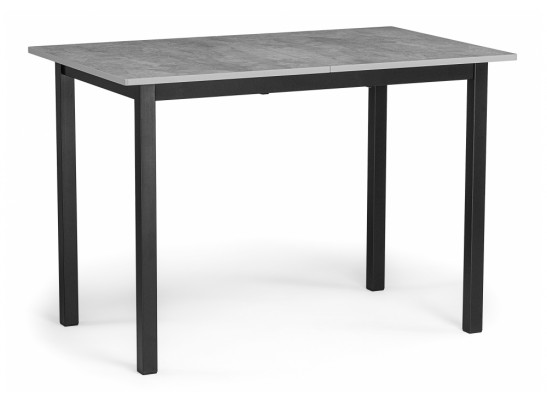 Деревянный стол Аркон 110(130)х68х75 бетон / черный в Набережных Челнах