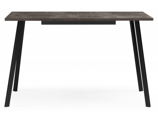 Деревянный стол Кортни 117 (157) x 77 бетон темный / черный матовый в Набережных Челнах