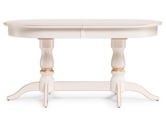 Деревянный стол Красидиано 150 слоновая кость / золото в Набережных Челнах