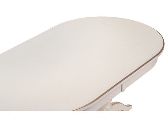 Деревянный стол Красидиано 150 слоновая кость / золото в Набережных Челнах