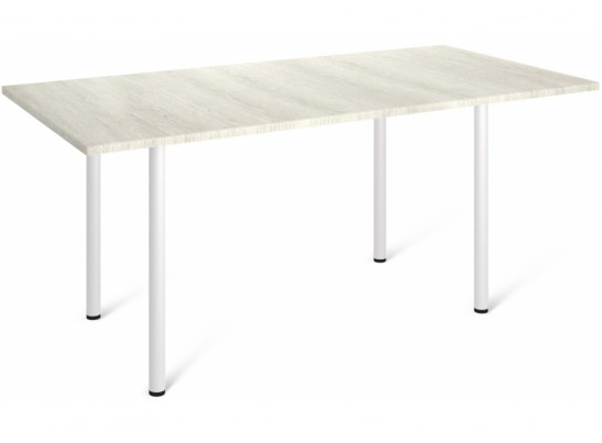 Деревянный стол Sheffilton SHT-TU66/120/80 белый / онтарио в Набережных Челнах