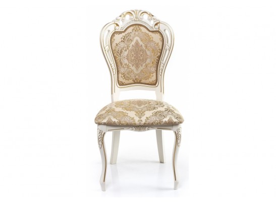 Деревянный стул Bronte молочный с патиной в Набережных Челнах