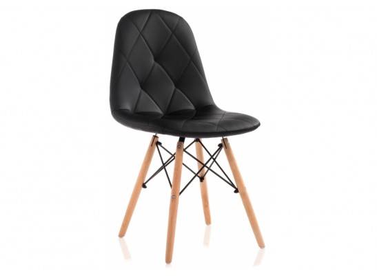Деревянный стул Kvadro 1 black / wood в Набережных Челнах