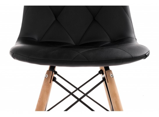 Деревянный стул Kvadro 1 black / wood в Набережных Челнах