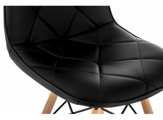 Деревянный стул Kvadro 1 black / wood в Набережных Челнах