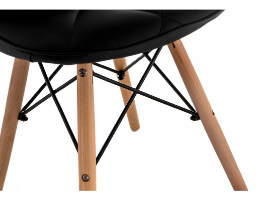 Деревянный стул Kvadro 1 black / wood в Набережных Челнах