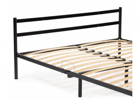 Двуспальная кровать Фади 160х200 черная в Набережных Челнах