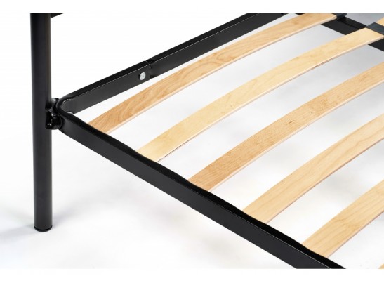 Двуспальная кровать Фади 160х200 черная в Набережных Челнах