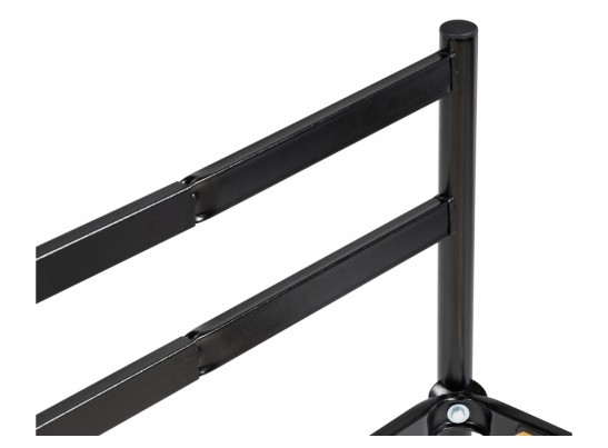 Двуспальная кровать Фади 160х200 черная в Набережных Челнах