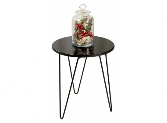 Кофейный столик SHT-CT27 черный глянец / черный муар в Набережных Челнах