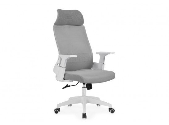 Компьютерное кресло Flok gray / white в Набережных Челнах